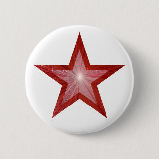 Red Star button white
