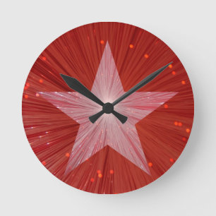 Red Star clock round