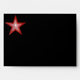 Red Star envelope black