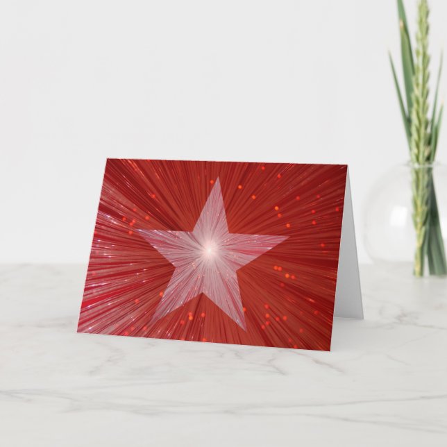 Red Star greetings card (Front)