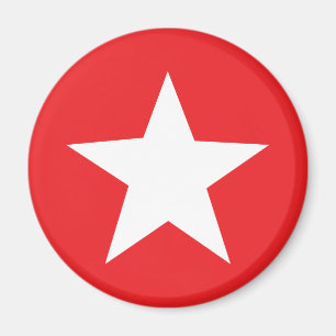 Red Star Icon Magnet