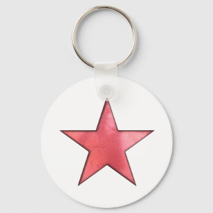 red star key ring