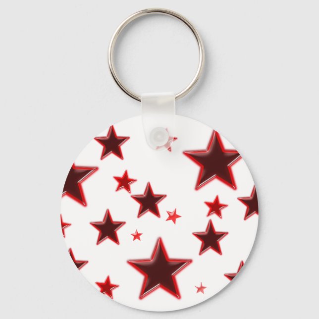 Red Star Key Ring (Front)