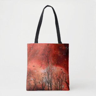 Red Star Lights Tote Bag