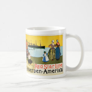 Red Star Line ~ Antwerpen-Amerika Coffee Mug