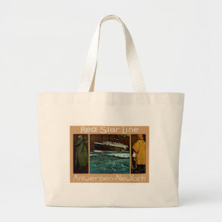Red Star Line ~ Antwerpen-New York Large Tote Bag