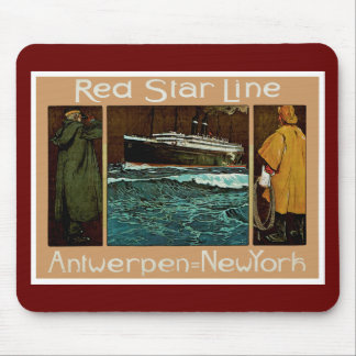 Red Star Line ~ Antwerpen-New York Mouse Pad