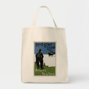Red Star Line Tote Bag