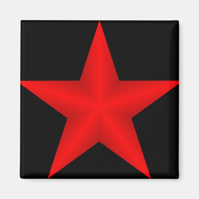 Red Star Magnet (Front)