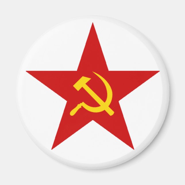 Red Star Magnet (Front)
