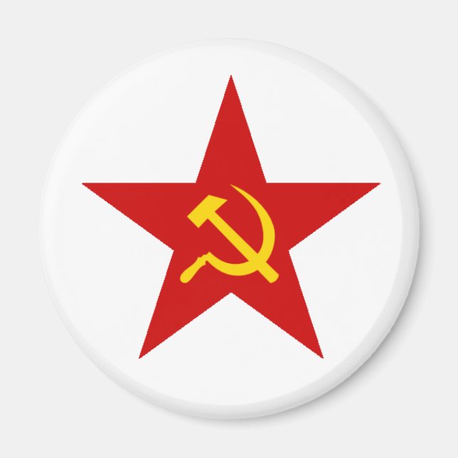 Red Star Magnet (Front)