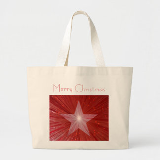 Red Star 'Merry Christmas' jumbo tote bag