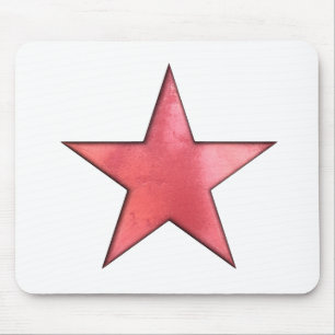 red star mouse pad