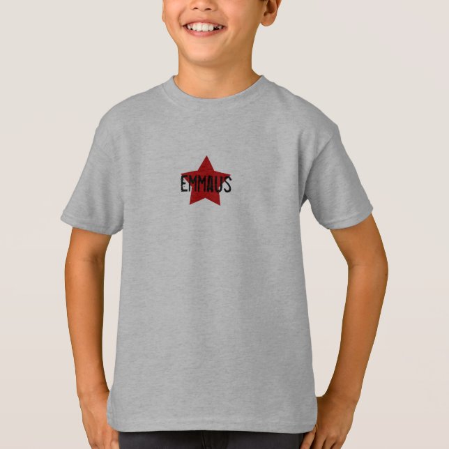Red Star on Grey SS Tee (Front)