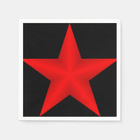 Red Star Paper Napkin