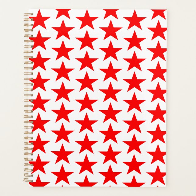 Red Star Pattern Planner (Front)