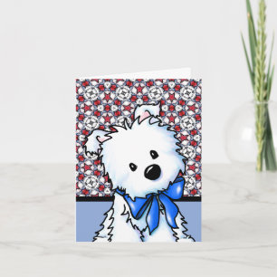 Red Star Westie Card