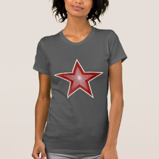 Red Star White women's t-shirt grey