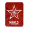 Red Star 'Winner!' flexible magnet