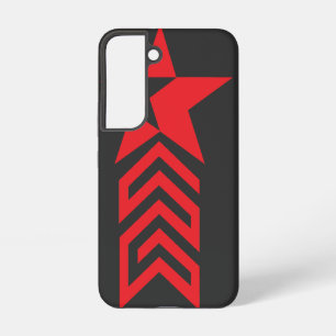 Red Star with Chevron Arrows Samsung Galaxy Case