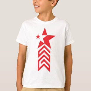 Red Star with Chevron Arrows T-Shirt