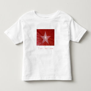Red Star 'Your Text' kid's t -shirt Toddler T-Shirt