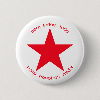 Red Star Zapatista 6 Cm Round Badge