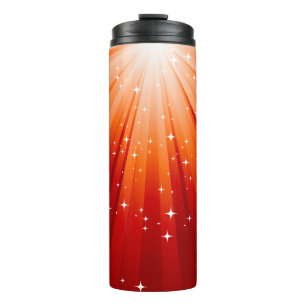Red Starburst 1 Thermal Tumbler