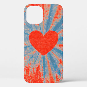 Red starburst valentine heart Case-Mate iPhone cas 12 Case