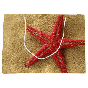 red starfish gift bag
