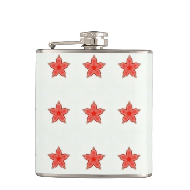red stars flask (Front)