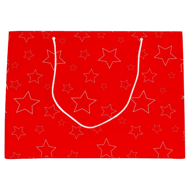 Red Stars Gift Bag (Front)