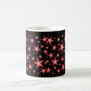 Red Stars mug black