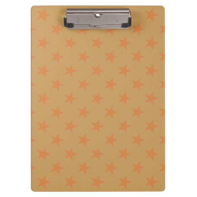 Red stars pattern clipboard (Front)