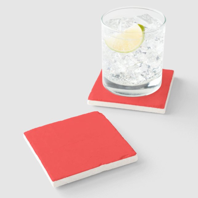 Red Stone Coaster (Side)