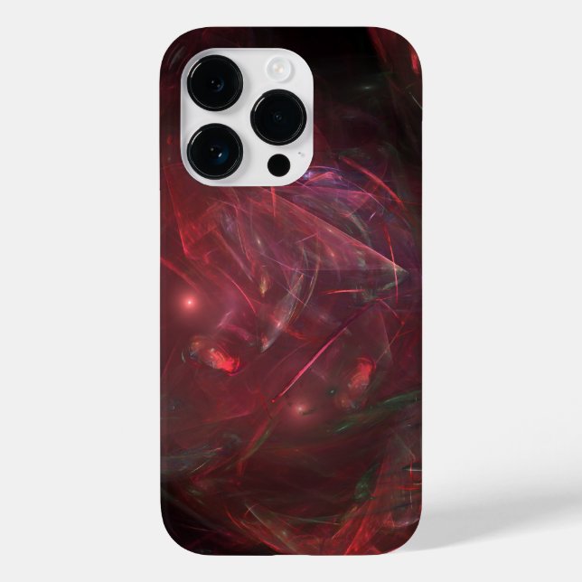 red stone crystal abstract art  Case-Mate iPhone case (Back)