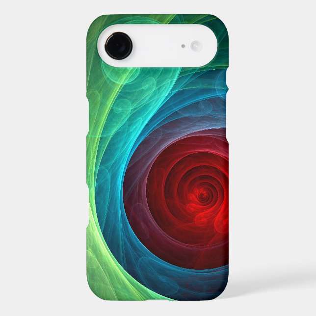 Red Storm Floral Modern Abstract Art Colour Patter Case-Mate iPhone Case (Back)