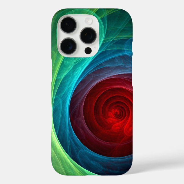 Red Storm Floral Modern Abstract Art Colour Patter Case-Mate iPhone Case (Back)