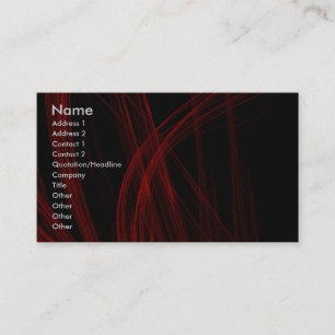 Red Strain Business Card