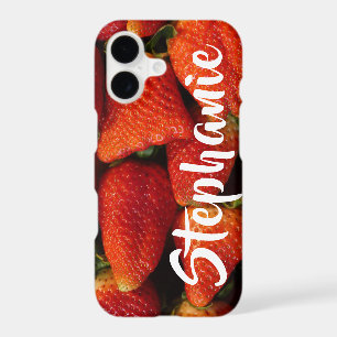 Red Strawberries Personalized Name