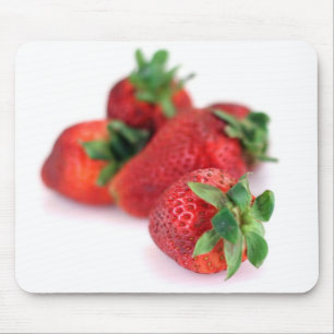 Red Strawberries Photo Mousemat