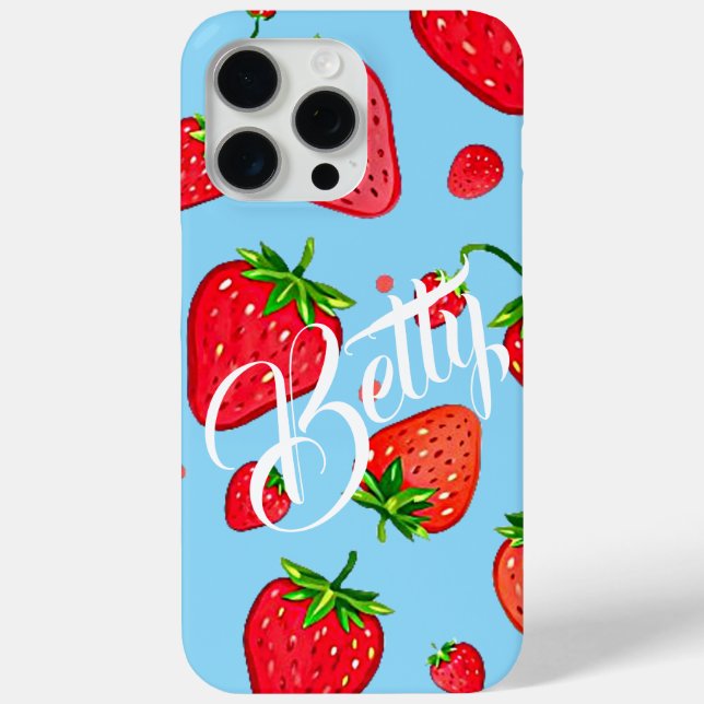 Red strawberry fruit  Case-Mate iPhone case (Back)