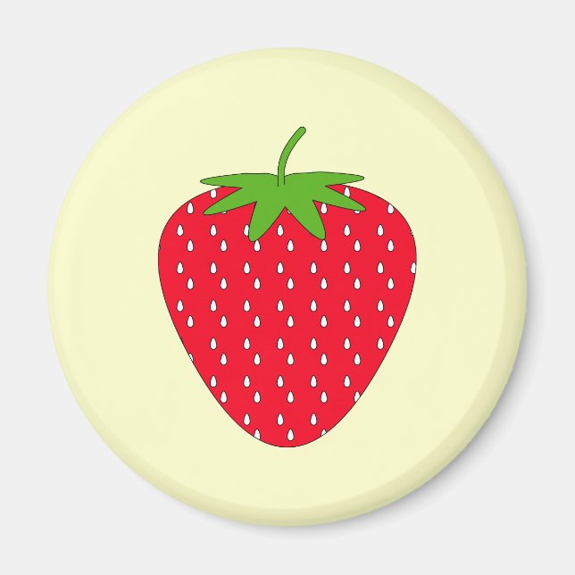 Red Strawberry. Magnet (Front)