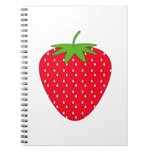 Red Strawberry. Spiral Notebook