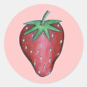 Red Strawberry Strawberries Fruit Berry Stickers