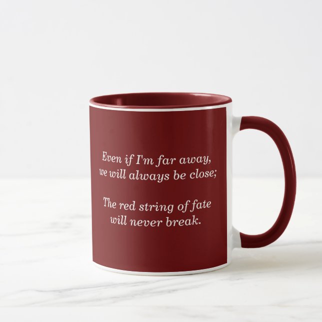 Red String of Fate Mug (Right)