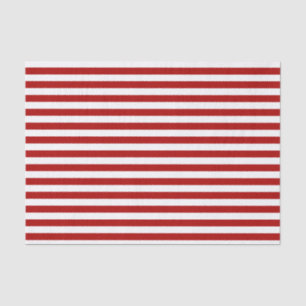 Red Stripe Holiday Tissue Paper