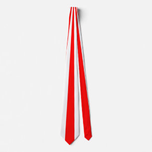 Red Stripe Pattern Tie