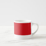 Red striped espresso cup<br><div class="desc">Red stripes christmas themed pattern.</div>