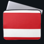 Red striped laptop sleeve<br><div class="desc">Red stripes christmas themed pattern.</div>
